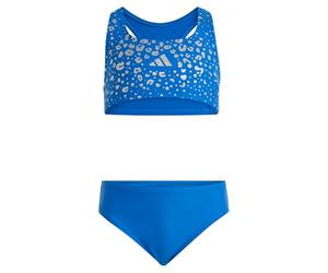 adidas Girl's Glitter Bikini Set, Bright Royal, 4-5 Years
