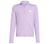 adidas - Girl's Goto PZ 1/4 Zip Longsleeve Tee - Sport shirt size 164, purple