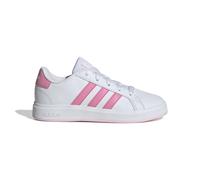 Adidas Girls Grand Court Lifestyle Tennis Lace-Up Shoes Colour: White, Size: 3 UK