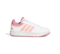 Adidas Girls Hoops Shoes Colour: White, Size: 4.5 UK