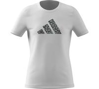 adidas Girl's Junior Girls Animal Print Graphic TEE, White, 13-14 Years