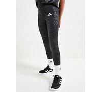 adidas - Kid's All Sports Optime Animal Print Leggings - Leggings size 128, black