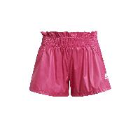 Adidas Girls Primegreen Dance Move Comfort Loose Shiny Short Size: 11-12 years, Colour: Pink