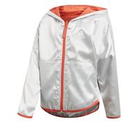 Adidas Girls Reversible Jacket Colour: Silver, Size: 5-6 years