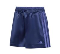 adidas Girl's Satin Short Shorts, Dark Blue/Dual Indigo, 5-6 Years