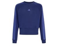 adidas Girl's Satin Sweatshirt, dark blue/Dual Indigo, 13-14 Years