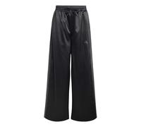 adidas Girl's Satin Wide Leg Pants, Black/Grey six, 11-12 Years
