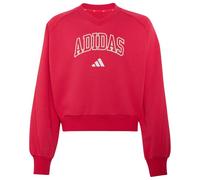 adidas - Girl's Seasonals Collegiate Typography V-Neck - Jumper size 170, red