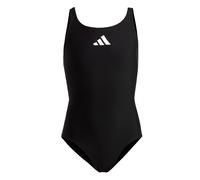Adidas Girls Solid 3 Three Bars Stripe Small Logo Swimsuit Swimming 11-12 Years