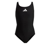 Adidas Girl's Solid Small Logo Swimsuit HR7477 Black/White