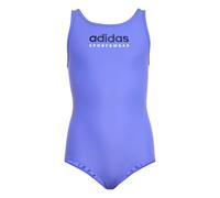 adidas Girl's Sportswear U-Back Swimsuit Kids, Cobalt Blue/Dark Blue, 5-6 Years