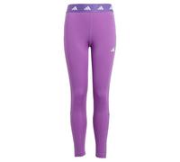 adidas Girl's Techfit 7/8 Leggings, Active Purple/White, 7-8 Years
