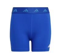 adidas Girl's TECHFIT SHORT LEGGINGS, team royal blue/bright royal/white, 11-12 Years