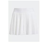 adidas Girls Tennis Club Pleated Skirt - White, White, Size 5-6 Years White