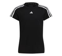 Adidas Girls Train Essentials AEROREADY 3-Stripes Slim-Fit Training T-Shirt Colour: Black, Size: 11-12 years