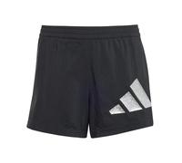 Adidas Girls Train Essentials Glam Print Sport Shorts Colour: Black, Size: 7-8 years