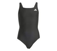 adidas Girl's V-Back Swimsuit Kids, Black, 7-8 Years