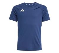 adidas Girl's Volleyball Hilo Short Sleeve Jersey Youth Shirt, Team Navy Blue 2, 9-10 Years