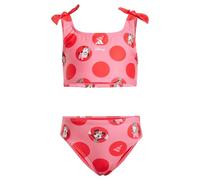 adidas Girl's X Disney Minnie Mouse Bikini Kids Swimsuits, Pnkfus/Purrub/Owhite/Aurrub, 4-5 Years
