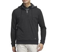 adidas Go To Quarter Zip Long Sleeve Mens Golf Hoody - Black