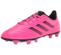adidas Goletto VIII Firm Ground Soccer Shoe, Team Shock Pink/Core Black/Core Black, 4 US Unisex Big Kid