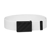 Adidas Golf 2018 Mens Webbing Belt 3 Stripes Buckle (White) AMZ