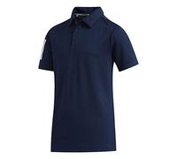 adidas Golf Boy’s 3-stripes Polo Shirt, Collegiate Navy, XS