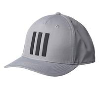 Adidas Golf Men's 3-Stripes Snapback Tour Hat, Grey, One Size