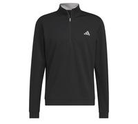 adidas Golf Mens Elevated Quarter Zip Sweater - Black - M