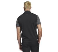 adidas Golf Mens Elevated Stretch Fabric Quarter Zip Vest Gilet - Black - M