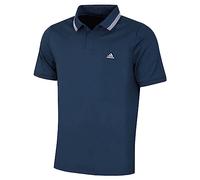 adidas Golf Mens Go-to Pique Polo Shirt - Crew Navy/White - M