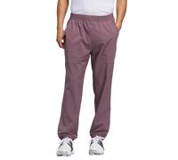 (L, Shadow Fig) adidas Golf Mens 2024 Go-To Warm Hybrid Woven Knit Elasticated Sweatpants