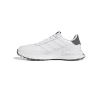 adidas Golf Men's S2G Spikeless Laced Leather 24 Golf Shoes, Ftwrwhite/Ftwrwhite/Charcoal, 9.5