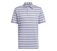 Adidas Golf Men's Two Color Stripe Polo Shirt, Grey Three, XL