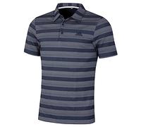 adidas Golf Mens Two Colour Stripe Polo Shirt - Navy/White - M