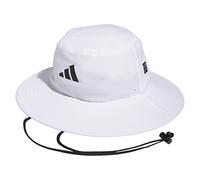 adidas Golf Mens Wide Brim UPF Hat - White - S/M