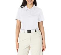 adidas Golf Women's Performance Primegreen Polo Shirt, White, Large