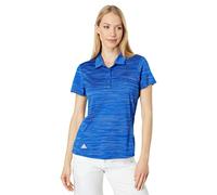 adidas Golf Women's Standard Space-Dyed Polo Shirt, Collegiate Royal/White, Small
