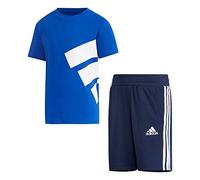 Adidas GP0387 LK Brand TEE SE Tracksuit Unisex-Child Team Royal Blue/Collegiate Navy 5-6A