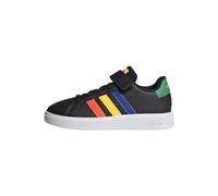 adidas Grand 2.0 EL K Sneaker, core Black/Lucid Blue/Court Green, 13.5 UK (HP8914)