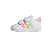 ADIDAS Grand Court 2.0 CF I Sneaker, FTWR White/Pulse Mint/Beam Pink, 7.5 UK Child