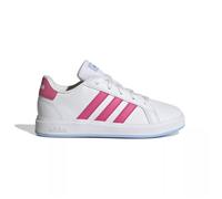 Adidas Grand Court 2.0 Girls Shoes Trainers UK Size 2.5 - 3 JI0971 White - Pink