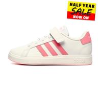 Adidas Grand Court 2.0 Junior Girls Kids Casual Fashion Trainers Sneakers White