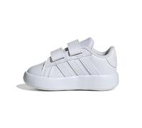 adidas Grand Court 2.0 Shoes Kids Tennis, Cloud White/Cloud White/Grey, 8 UK