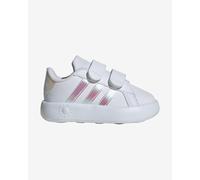 adidas Unisex Baby Grand Court 2.0 Shoes Kids, Cloud White/Iridescent/Grey Two, 8 UK Child