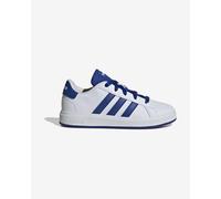 adidas Grand Court 2.0 Shoes Pure White Navy Kids - 35.5
