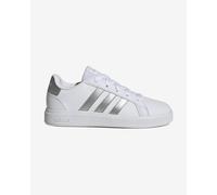 adidas Grand Court Lifestyle Tennis Lace-Up Shoes, White