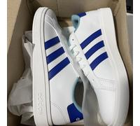 Adidas Grand Court 2.0 Size 6.5UK Casual Canvas Training White/Blue HP8908