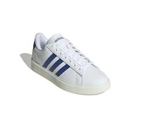 Adidas Grand Court 2.0 White/Blue Trainers - UK 3 / EU 35.5 / US 3.5