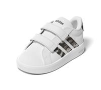 adidas Grand Court 3.0 CF Infant, Boys' First Steps Sneaker, White Camouflage, 9.5 UK